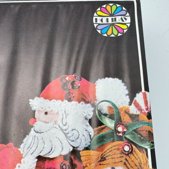 Christmas Felt Centerpiece Kit 3165 Night Before Christmas DIY Holiday NOS Vtg - Picture 7 of 7